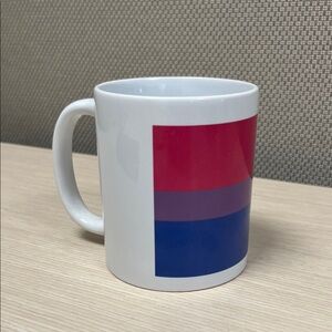 Bi pride flag coffee mug